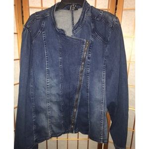 Denim Plus size Moro Style Jacket